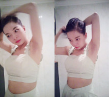 攝影師酒店浴室暗藏攝像頭偷拍大奶子模特洗澡