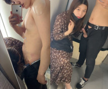 碎花裙美女在商場試衣間做愛和男友酒店開房不雅視頻流出網路