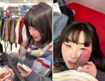 噗噗/pupuwaifu 11月28日更新 試衣間開啪 被幹到失神完全叫不出來 還有那麼多人在外面呢