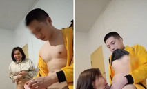 探訪按摩店 小夥與好友一起操城中村熟女姐姐，大屌飢渴難耐，奮力打樁！