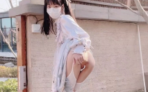 【極品美少女】米娜學姐 最新洛麗塔戶外漫步pro玩具之王露出自慰 超騷吊帶白絲淫臀 白漿狂流兩腿打顫 潮吹失禁