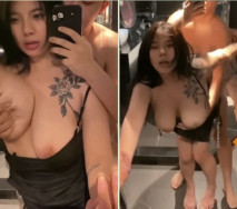 紋身巨乳大奶母狗，口交乳交，超爽鏡前後入，簡直爽翻天了！