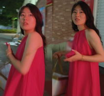 大神KR步行街公廁偷拍 高顏值紅裙美女尿尿出來還故意搭訕問她要微信實在太屌絲了