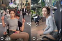 2025年11月最新，【抖音泄密】，頂級美女，20萬粉絲，【無名氏2027】，露點口交，倒吊插嘴，深插不停