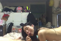 休假日在家床戰女友