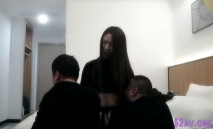 橫掃魔都外圍圈【魔性探花】和老鐵慶周末狂歡約操超棒身材外圍美女激烈3P齊操 前裹後懟 嬌喘呻吟