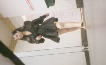 寫字樓女廁偷拍高跟連衣短裙美少婦 稀毛肥鮑魚還挺粉