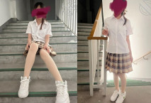 【極品亂倫通姦】 超頂清純JK白絲妹妹《妹妹同居生活》在學校內做愛 樓梯間赤裸淫交 太刺激了