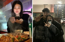 性感紅色情趣內衣妹子和男友用完餐去開房 床上坐上雞巴非常淫騷