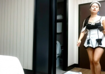 【趙探花】女僕裝大奶女技師，全套服務，乳推埋頭吃屌，搞舒服了再操，一頓大力輸出