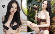 這肯定是23年底最重磅的泰國嫩模下海！像兩個明星 顏值超級能打！短髮也是韻味十足，身材奶球很挺拔