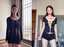 新品福利，青春無敵，極品美少女福利姬【安慕曦】付費私拍，正反差裸舞對比，露臉身材一流