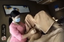 安養院護理幫老人打手槍