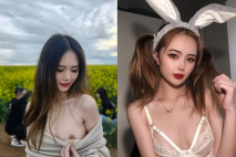 頂級身材的小模，私下是土豪的肉便器，露臉3P，調教啪啪，露出車震