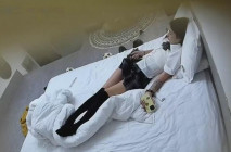 未流出網路系列 安防酒店精品偷拍大長腿JK學生妹和男友做愛花樣百出