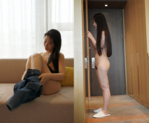 國模私拍泄密！極品天然大奶美臀白嫩御姐【淇淇】大尺度私拍女體藝術，私密處不錯啊，蝴蝶型