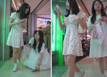 大神商場尾隨偷拍 美女裙底風光露背花裙學妹逛街鏡頭前抬腿看手機被CD