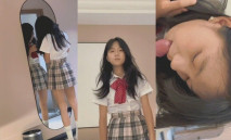 露臉JK制服少女『馬丹妮』乖巧懂事且反差，在酒店釋放天性，穿著新買的JK制服口交做愛 妹子顏值在線