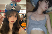 欠網貸零零後可愛型美女李菲婷被金主肉償和閨蜜一塊3P