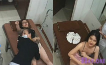 美體會所盜攝二個悶騷型白領美少婦全身激光脫毛全過程 貌似二人都看到了攝像頭 貴在真實