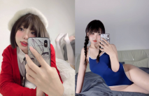 最新流出！青春無敵！新晉級推特可鹽可甜極品美少女福利姬【真真U】私拍視圖集，各種露臉露三點自摸展示