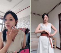 2025年7月最新，真實東北韻味少婦，真有味道，【終於你】，白天家裡沒人客廳脫光，晚上趁老公睡著又偷偷直播收費，真刺激